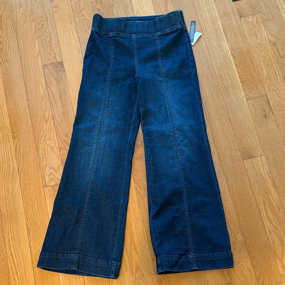Talbots Flare Leg Pull-On Travel Jeans